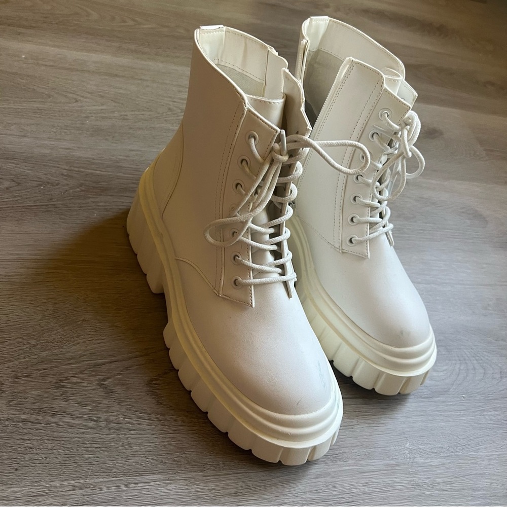 Alternative White Platform Boots - image 3